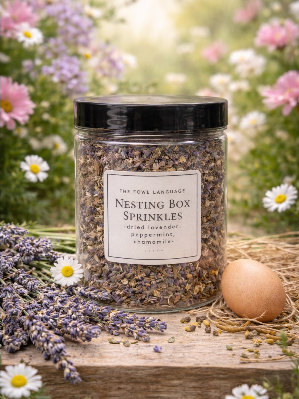 Nesting Box Sprinkles for Chickens & Fowl
